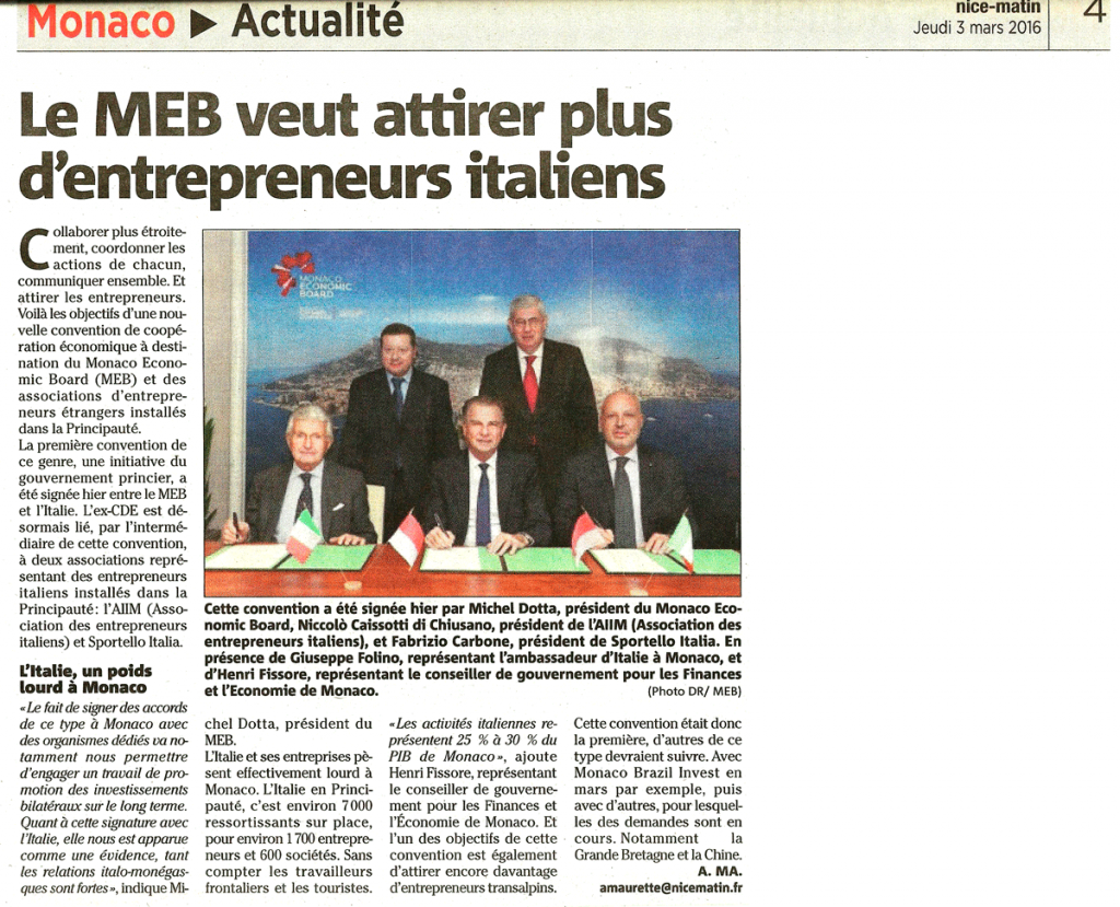 Articolo-Nice-Matin-affiliazione-MBE